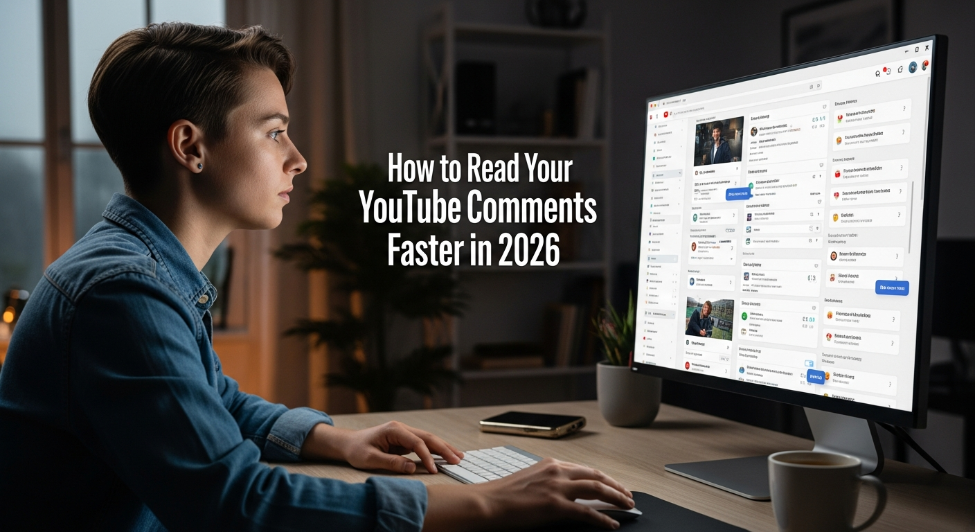 How to Read Your YouTube Comments Faster in 2026